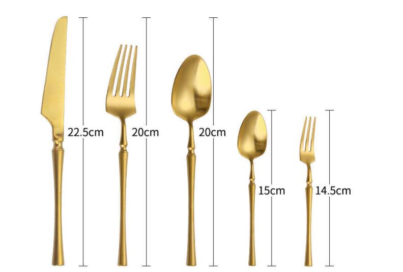 Elevate Your Dining Experience with the Western Cutlery 304 Stainless Steel 5-piece Set