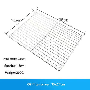Transform Your Grilling Experience with the Stainless Steel Rack Draining Barbecue Grill Oil-skimming Net