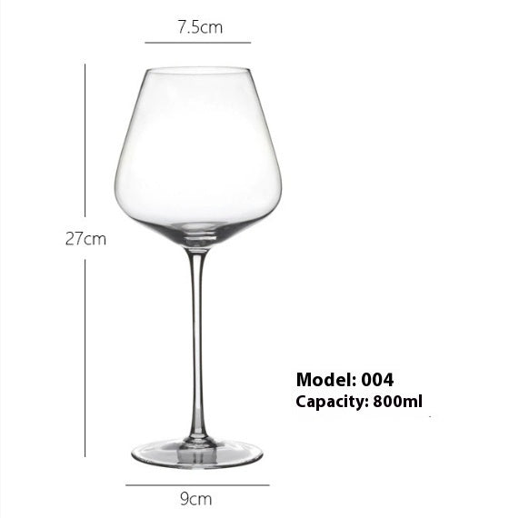 Crystal Stemmed Glass Goblet