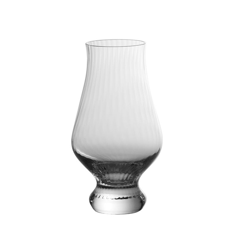 Tulip Shape Crystal Wine Glass Elegant Stemware