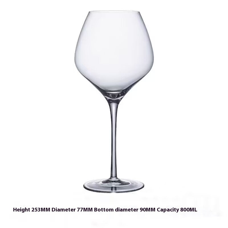Crystal Stemmed Glass Goblet
