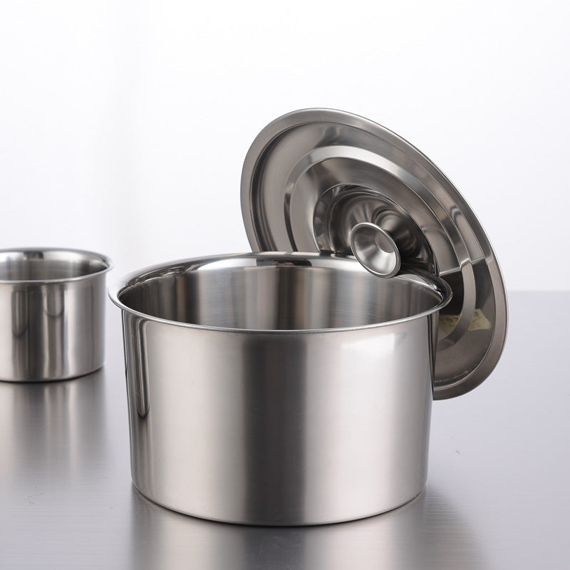 Stainless Steel Non Magnetic Stock Pot Seasoning Box Kitchen Set