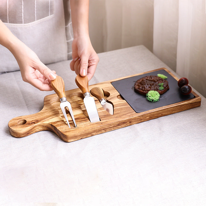 Kitchen Cutting Board Set Cheese Meat Serving Platter