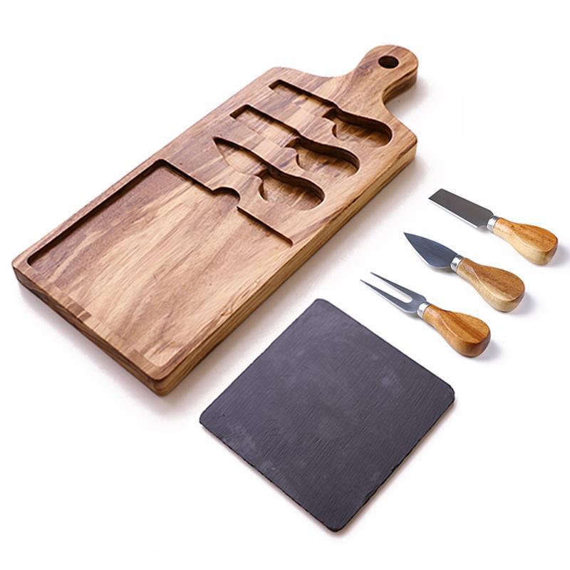 Kitchen Cutting Board Set Cheese Meat Serving Platter