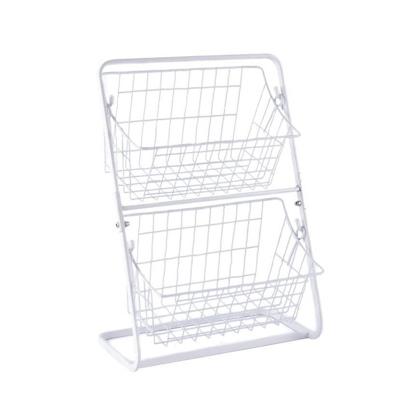 Stainless Steel Kitchen Storage Spice Rack Fruit Organizer Rack