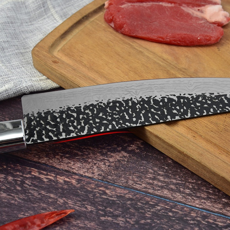 Stainless Steel Chef Knife Marbled Handle Meat Slicing Knife