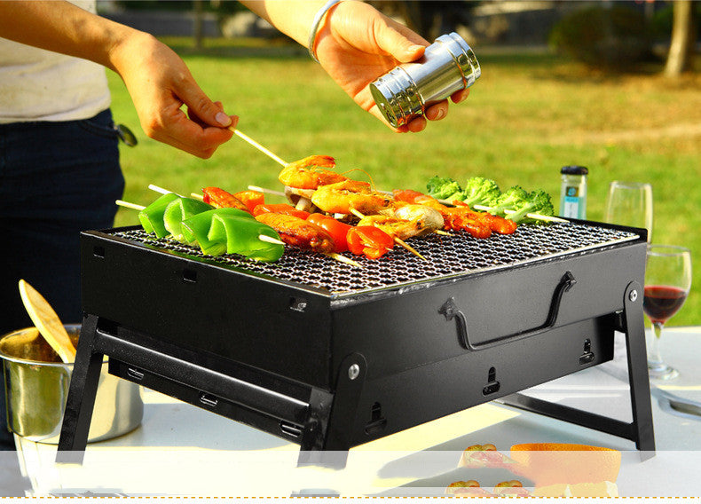 Large Portable Folding Charcoal BBQ Grill Outdoor Cooking