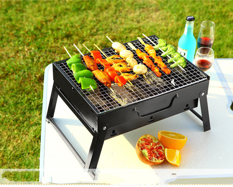 Large Portable Folding Charcoal BBQ Grill Outdoor Cooking