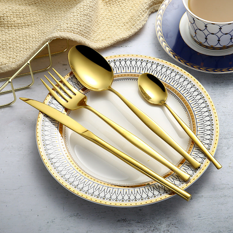 304 Stainless Steel Western Cutlery Set Dining Utensils