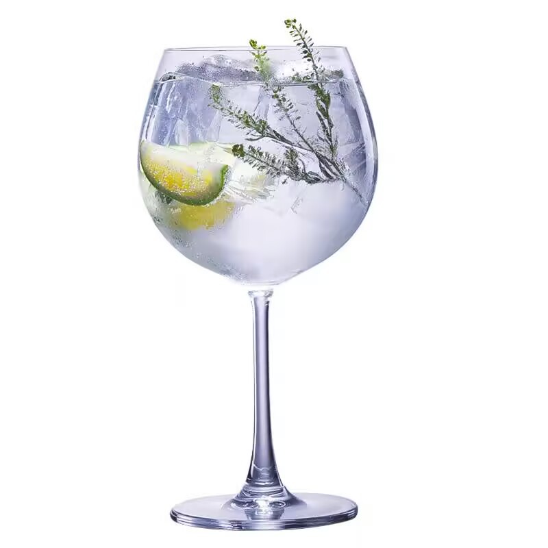 Crystal Stemmed Glass Goblet