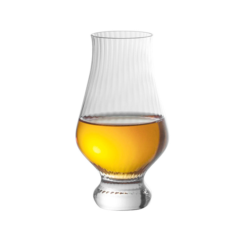 Tulip Shape Crystal Wine Glass Elegant Stemware