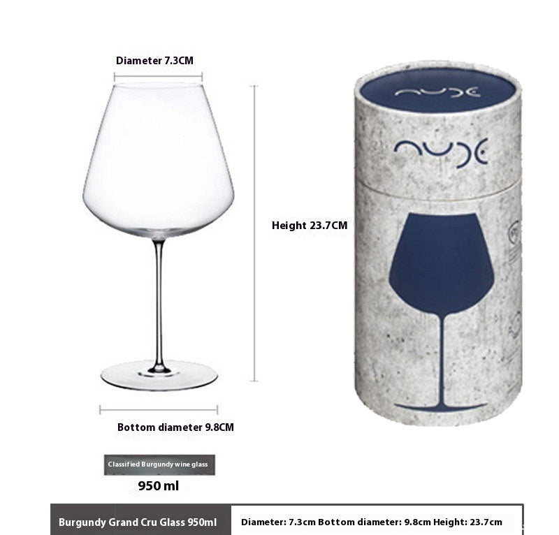 Ultra Thin Crystal European Style Large Goblet Glass