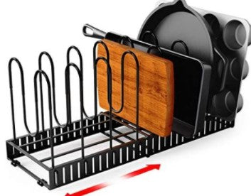 8 Tier Iron Kitchen Storage Rack Organizer Shelf Drying Holder