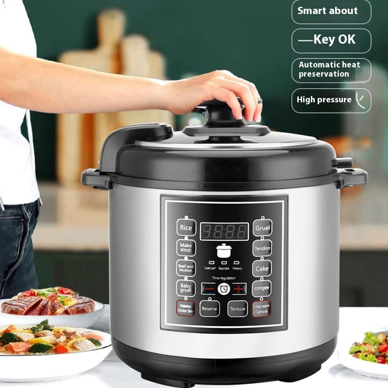 5L Multi Function Smart Pressure Rice Cooker With Timer Household
