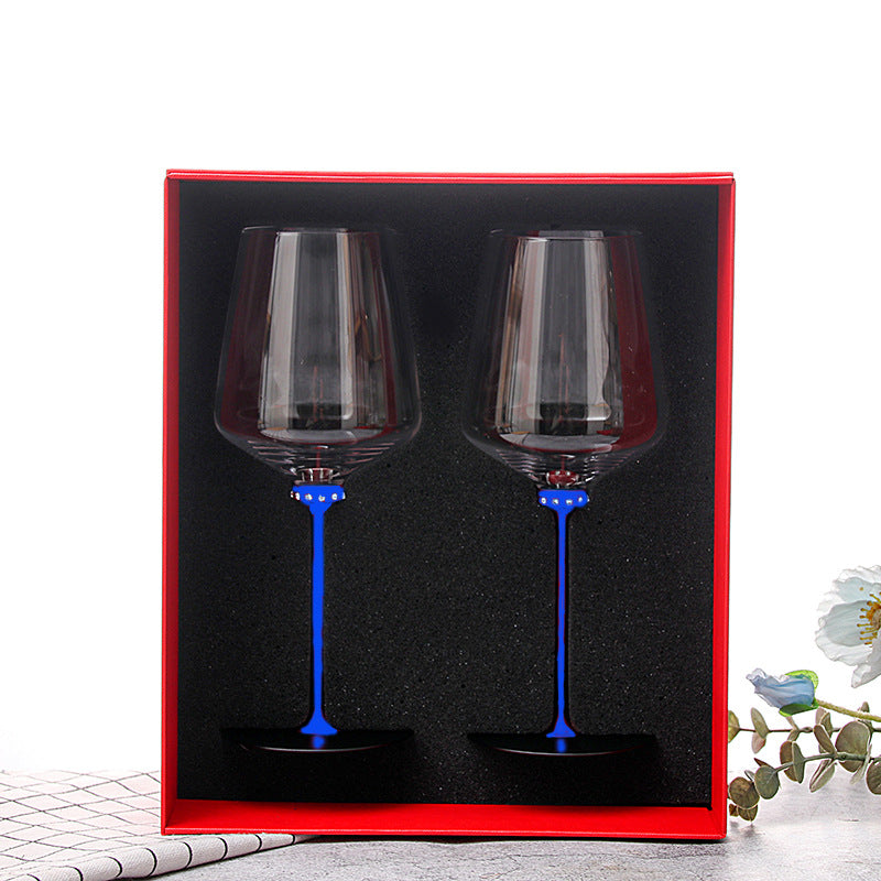 Creative Dancing Crystal Stemmed Glass Goblet