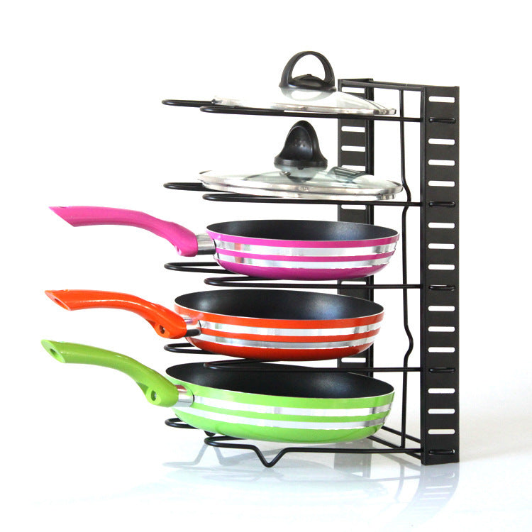 8 Tier Iron Kitchen Storage Rack Organizer Shelf Drying Holder