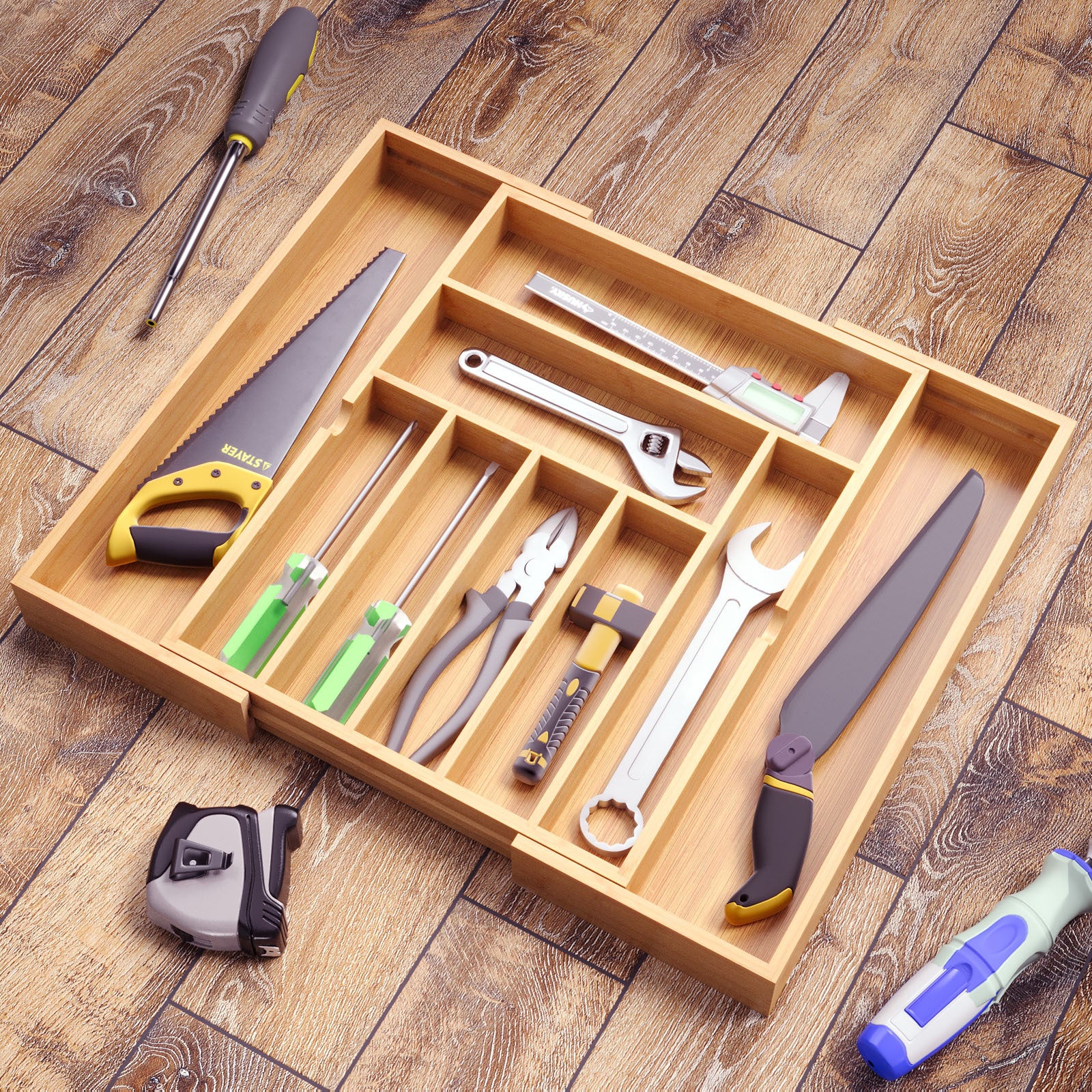 Pull Out Kitchen Utensils Organizer Storage Rack