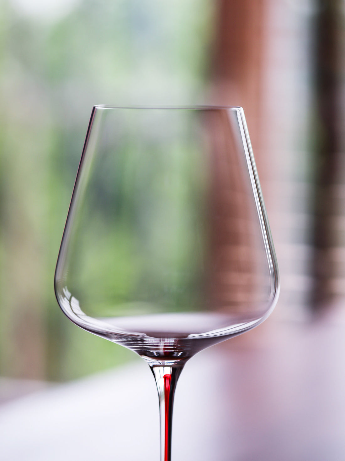 Crystal Large Bellied Stemmed Glass Goblet