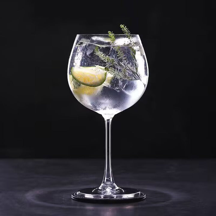 Crystal Stemmed Glass Goblet