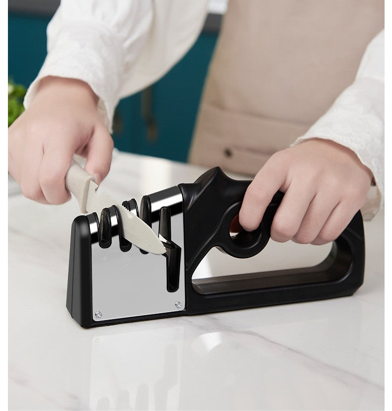 4 In 1 Kitchen Knife Sharpener Fixed Angle Tool