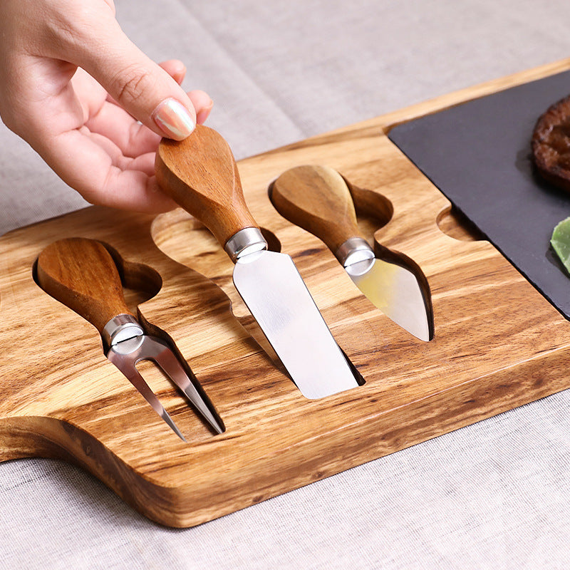 Kitchen Cutting Board Set Cheese Meat Serving Platter