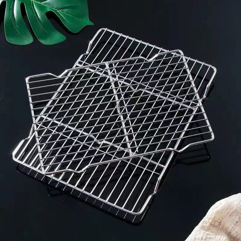 Stainless Steel Rack Draining Barbecue Grill Oil-skimming Net