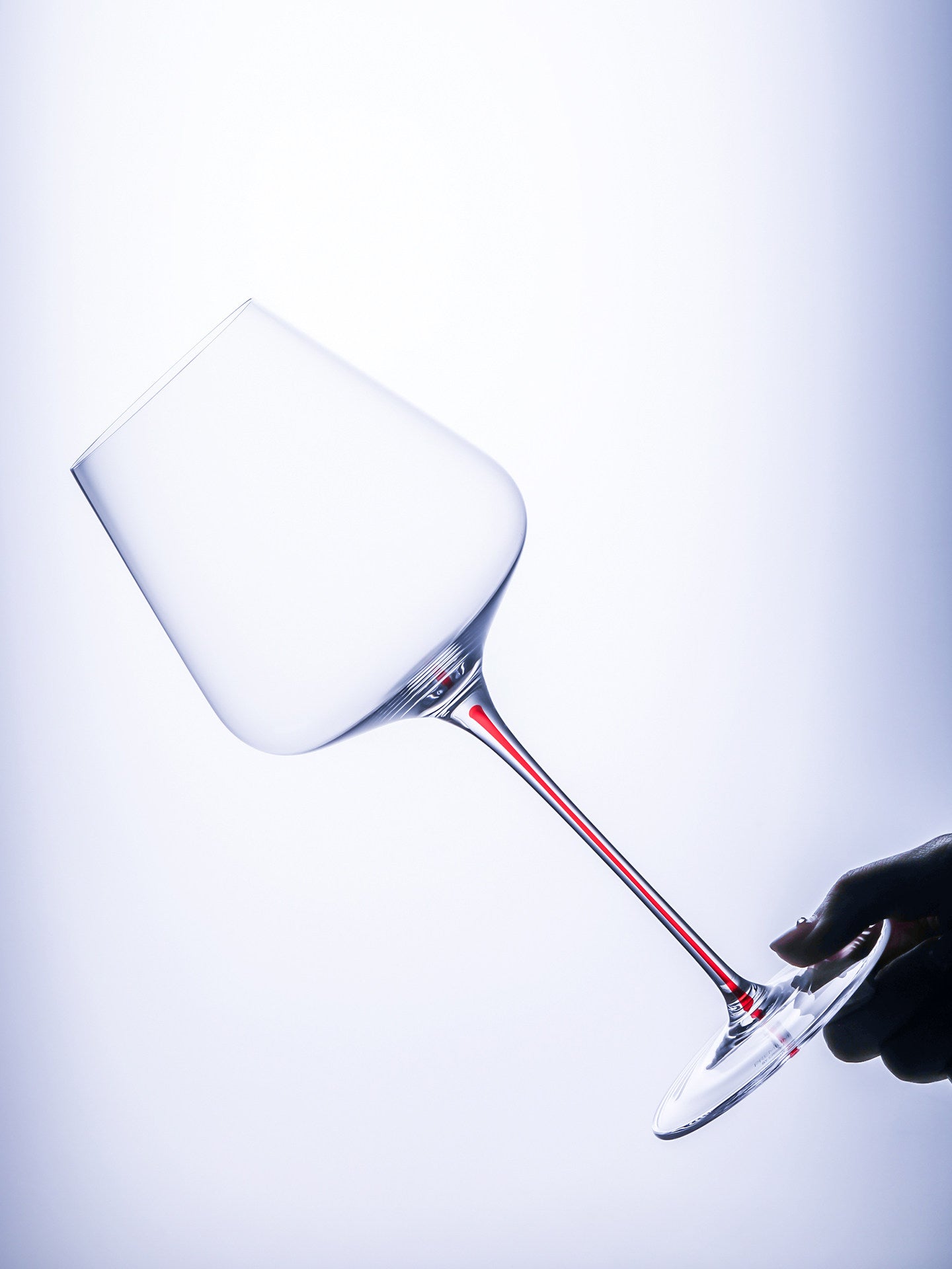 Crystal Large Bellied Stemmed Glass Goblet