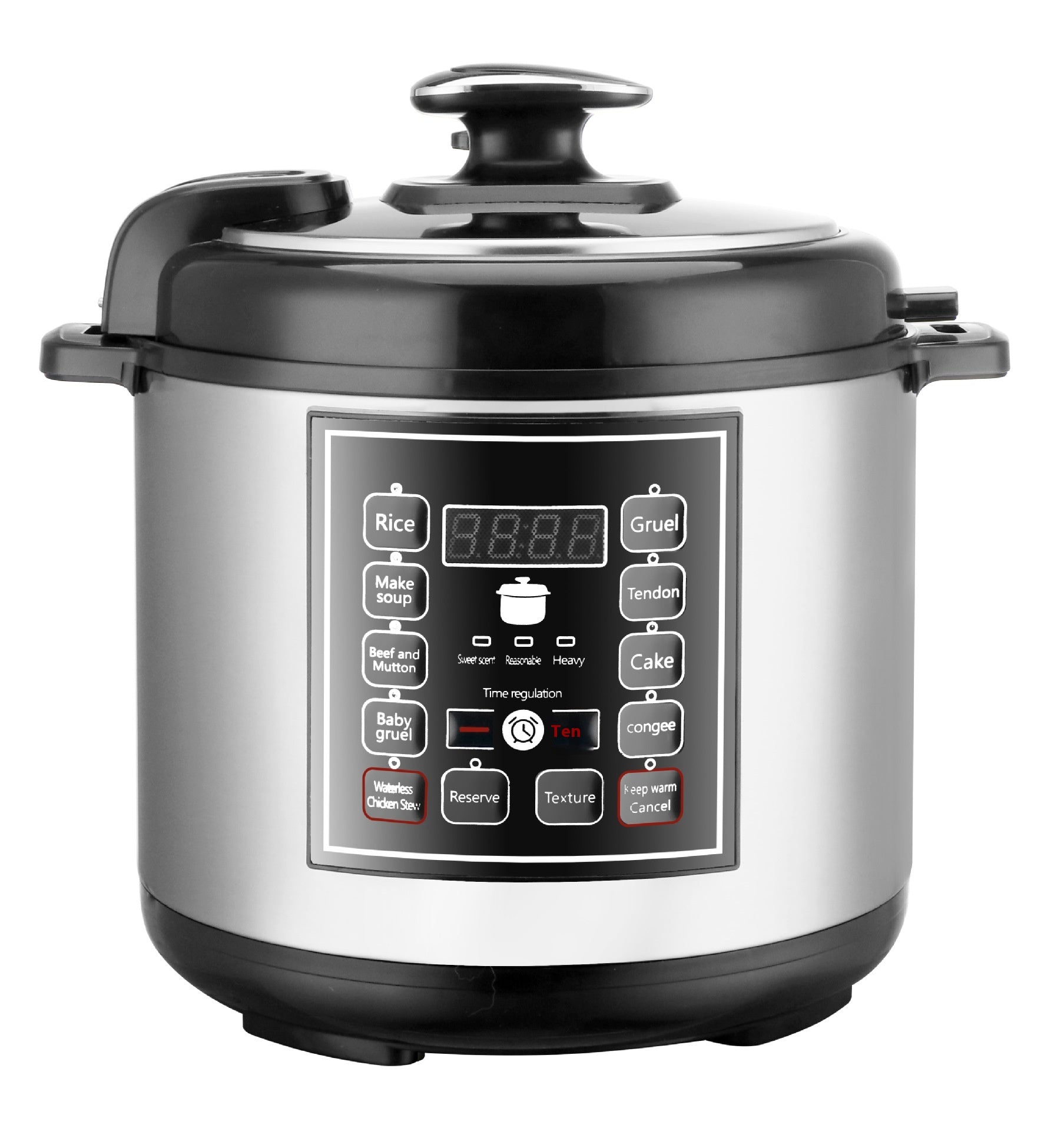 5L Multi Function Smart Pressure Rice Cooker With Timer Household