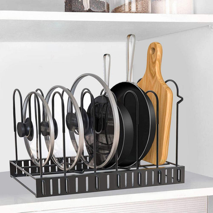 8 Tier Iron Kitchen Storage Rack Organizer Shelf Drying Holder