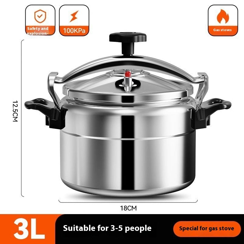 Large Capacity Explosion Proof Pressure Cooker For Gas Stove Use