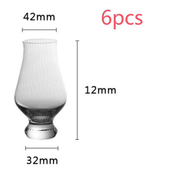 Tulip Shape Crystal Wine Glass Elegant Stemware