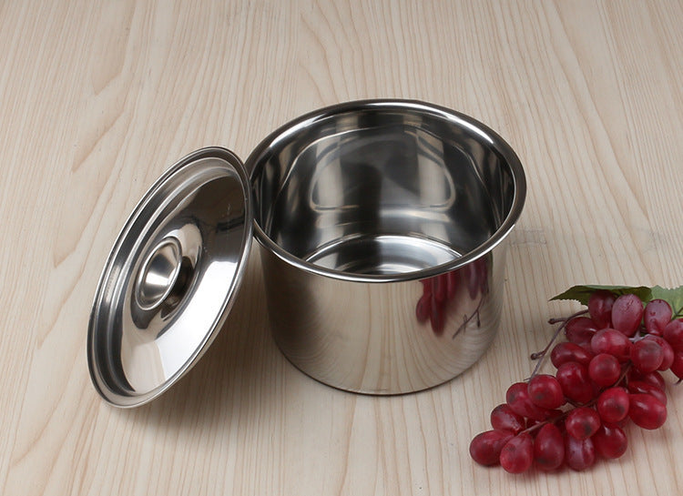 Stainless Steel Non Magnetic Stock Pot Seasoning Box Kitchen Set