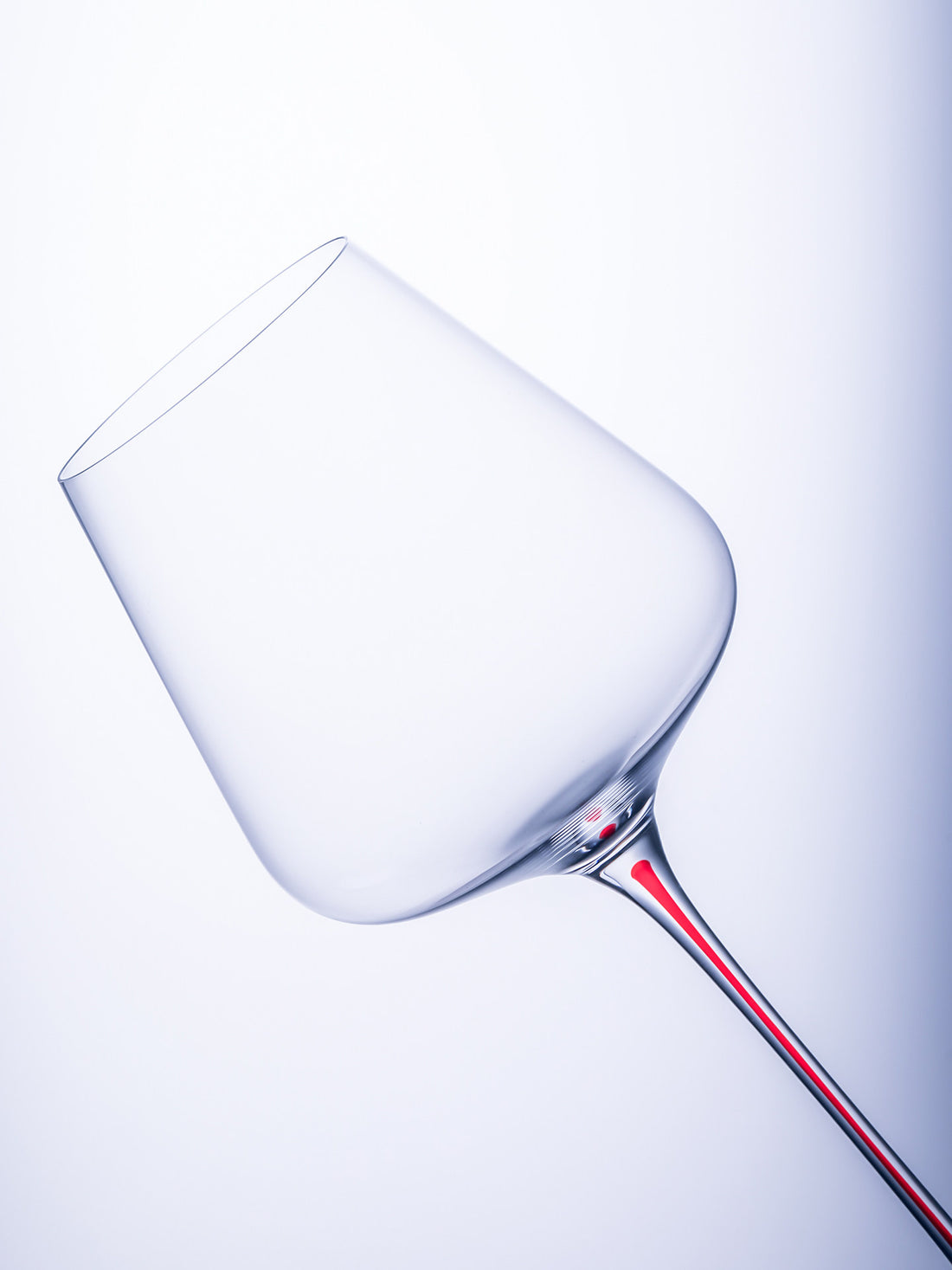 Crystal Large Bellied Stemmed Glass Goblet