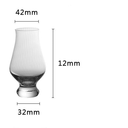 Tulip Shape Crystal Wine Glass Elegant Stemware