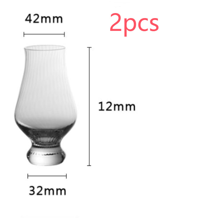 Tulip Shape Crystal Wine Glass Elegant Stemware