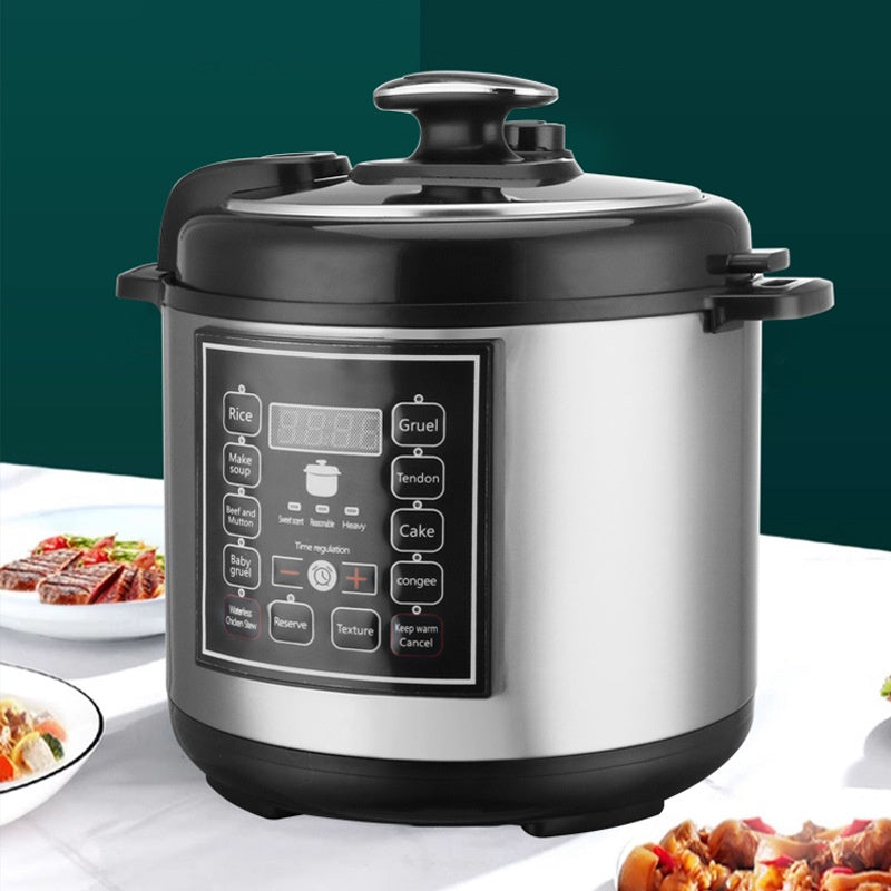 5L Multi Function Smart Pressure Rice Cooker With Timer Household