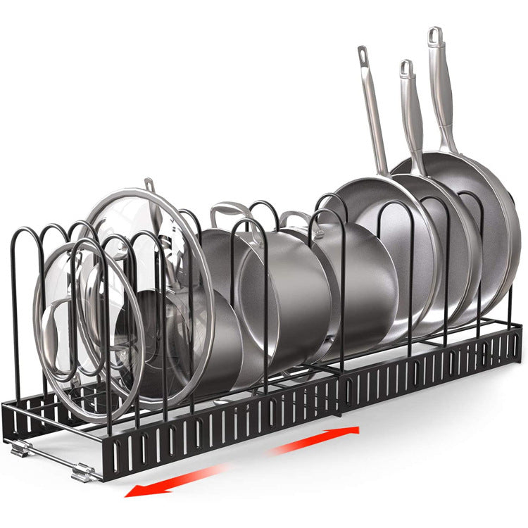 8 Tier Iron Kitchen Storage Rack Organizer Shelf Drying Holder