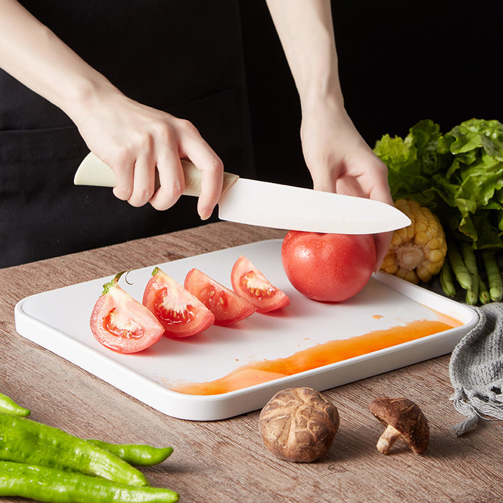 Double Sided Plastic Cutting Board Kitchen Fruit Use