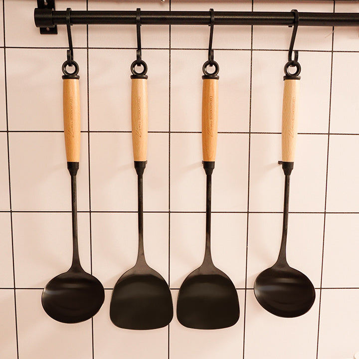 Wooden Handle Cooking Utensils Set Kitchen Tools