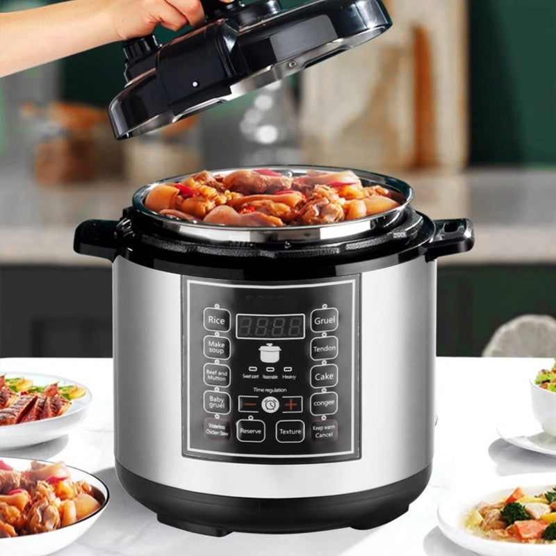 5L Multi Function Smart Pressure Rice Cooker With Timer Household