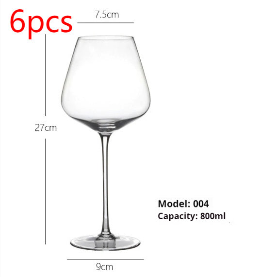 Crystal Stemmed Glass Goblet