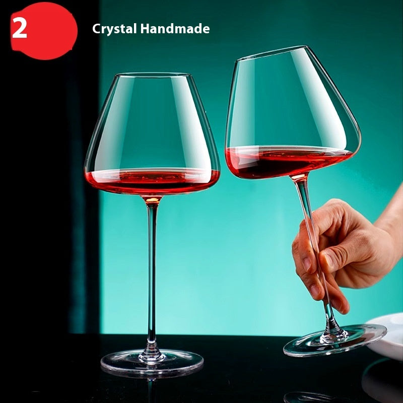 Crystal Red Wine Goblet Glass Elegant Wine Glass