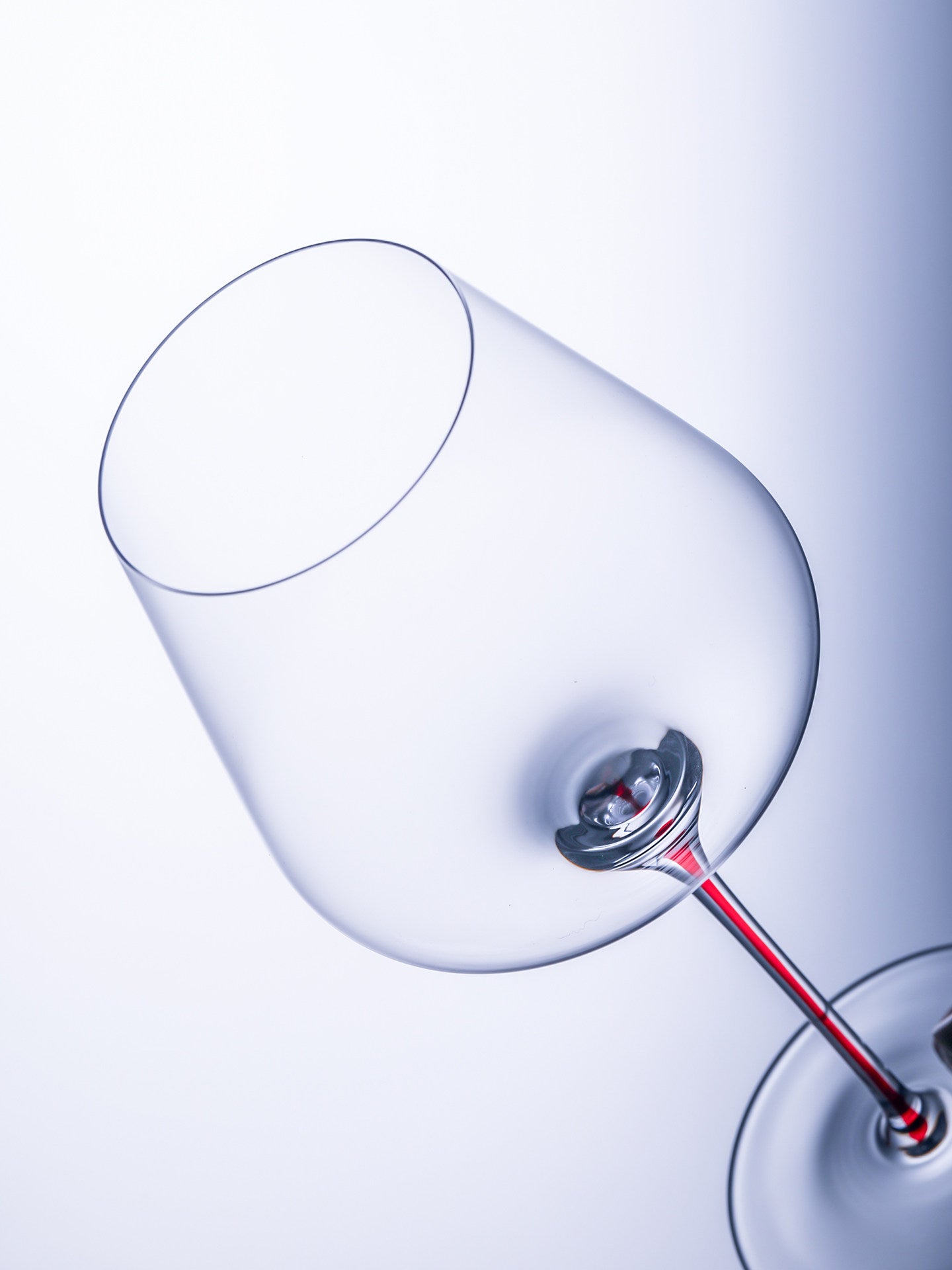 Crystal Large Bellied Stemmed Glass Goblet