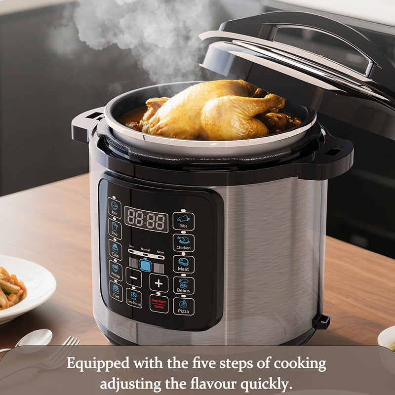 8L Smart Electric Pressure Cooker Non Stick Pot