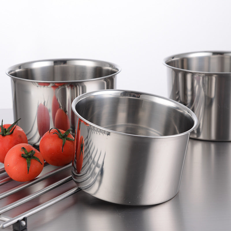 Stainless Steel Non Magnetic Stock Pot Seasoning Box Kitchen Set