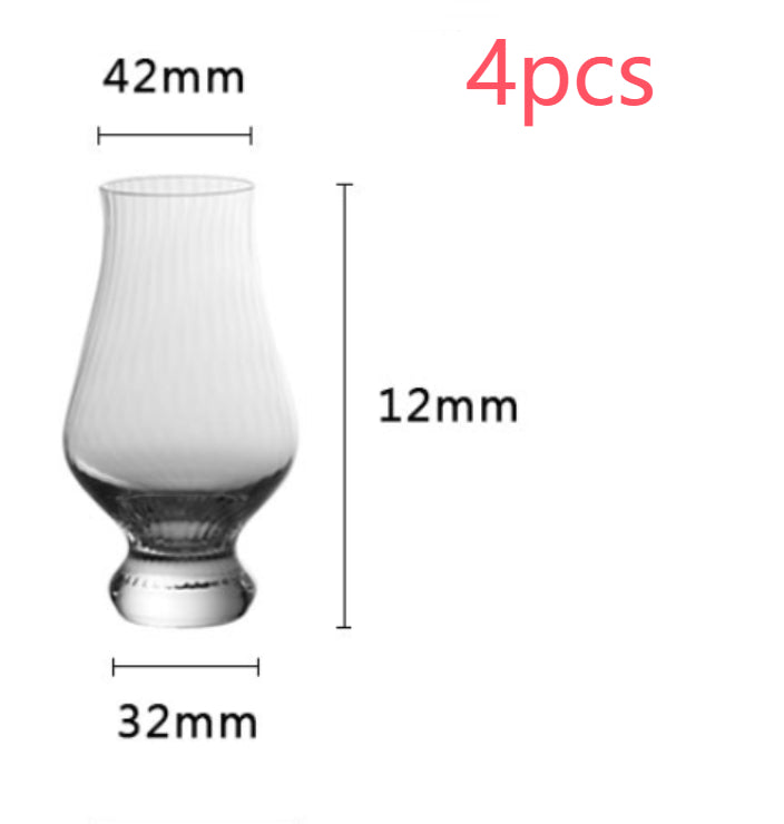 Tulip Shape Crystal Wine Glass Elegant Stemware