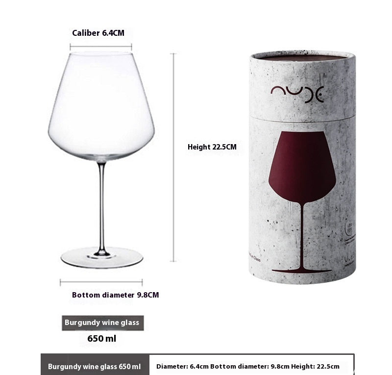 Ultra Thin Crystal European Style Large Goblet Glass