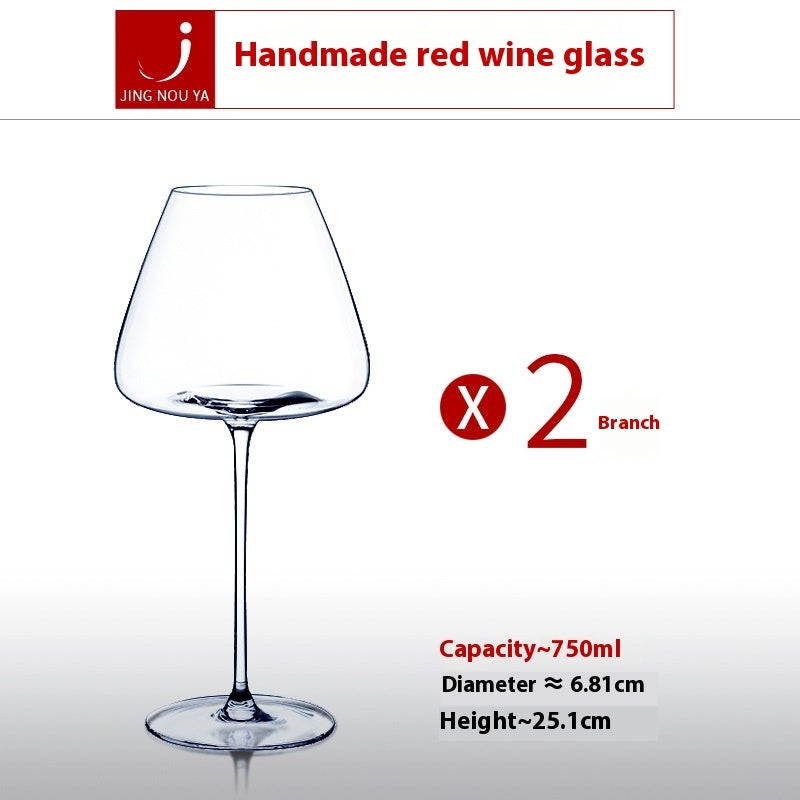 Crystal Red Wine Goblet Glass Elegant Wine Glass