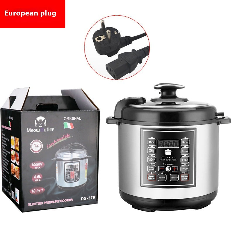5L Multi Function Smart Pressure Rice Cooker With Timer Household