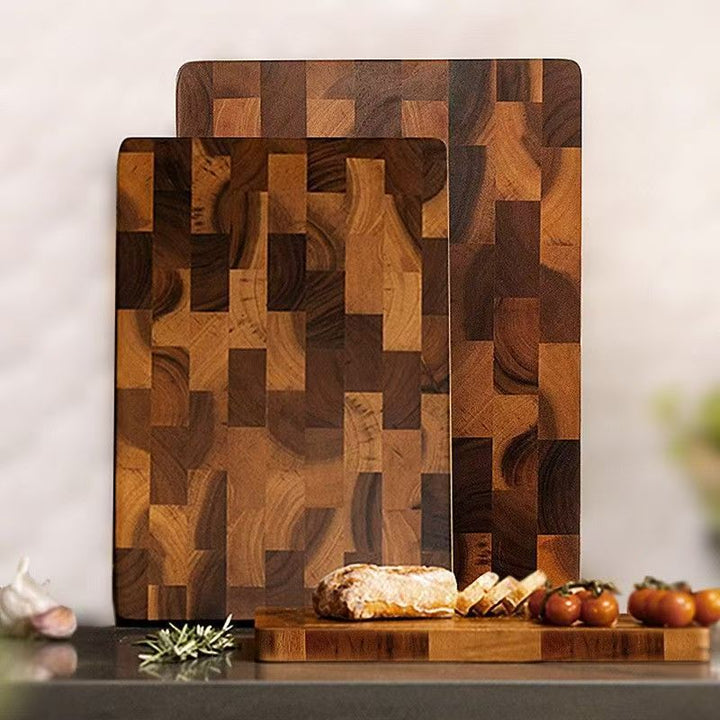 Acacia Mangium Solid Wood Grid Cutting Board